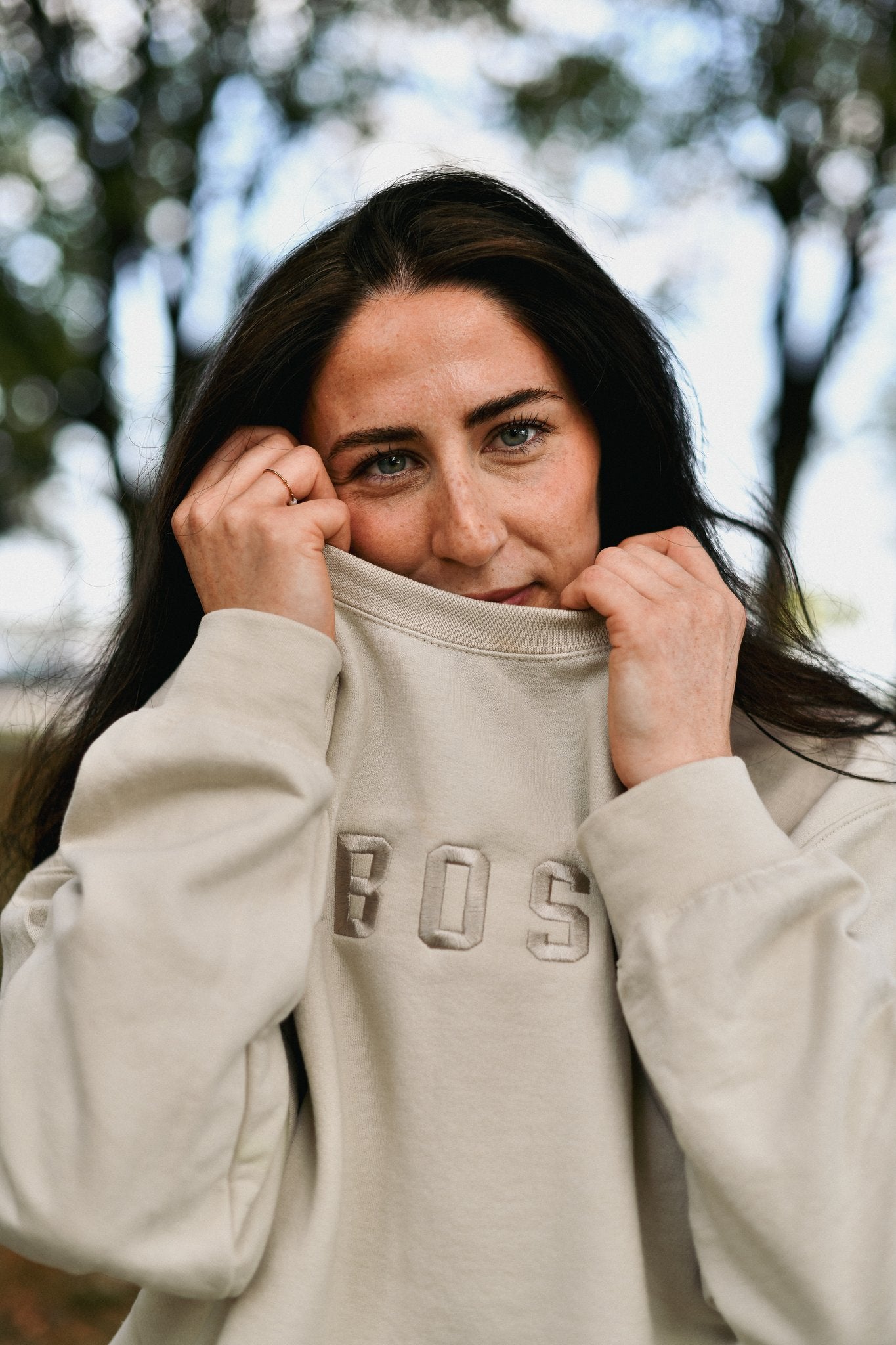 BOS Embroidered Crewneck