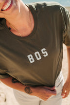 BOS Oversize Crop Tee