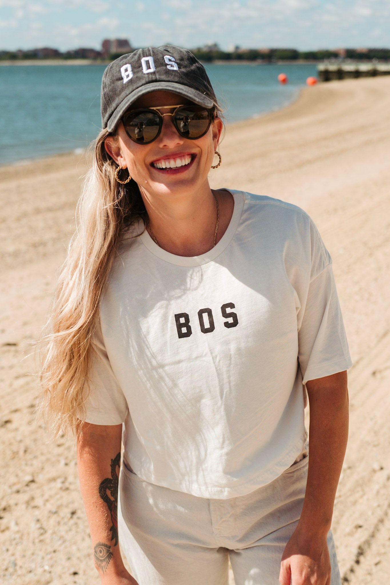 BOS Oversize Crop Tee