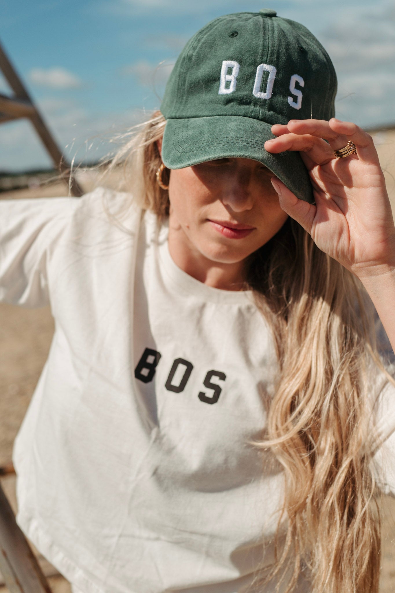 BOS Oversize Crop Tee